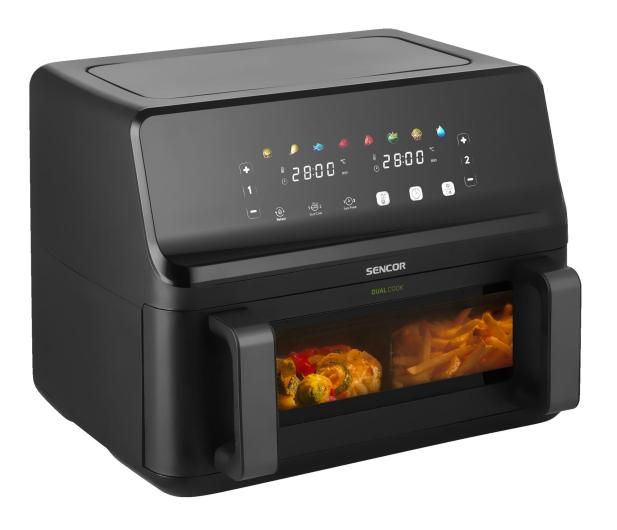 Sencor Air Fryer SFR 9660BK z koszem ceramicznym 9l - 1571336 - zdjęcie 2